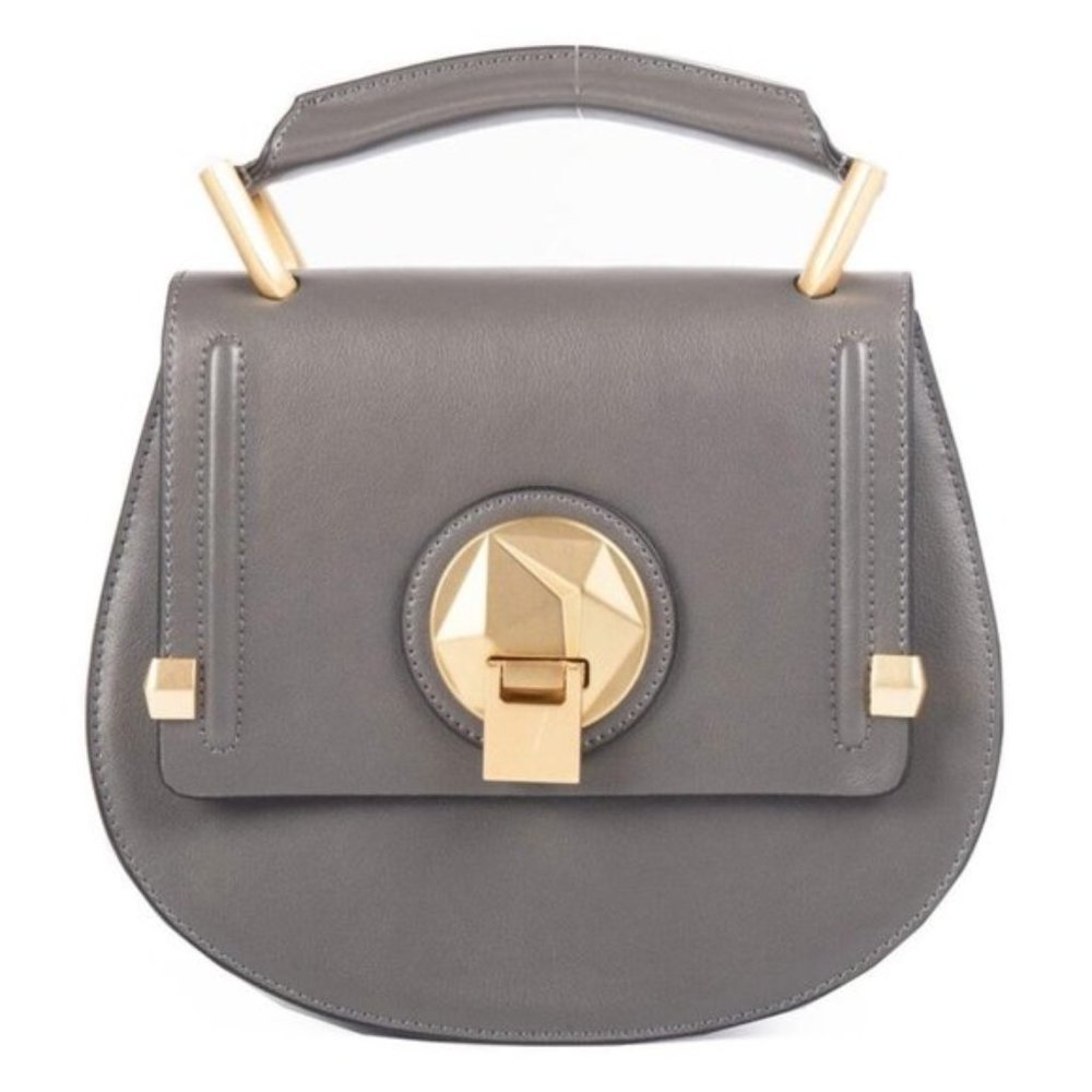 Celine Dion Octave Leather Top Handle Satchel